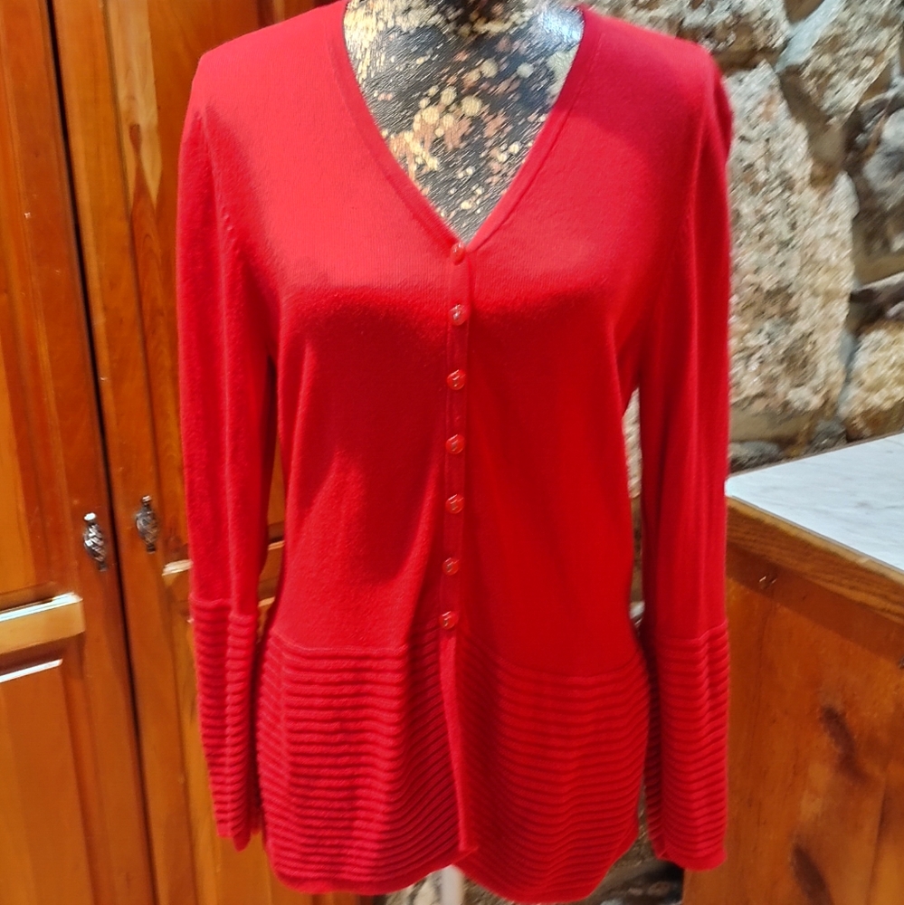 Artisan Red Cardigan ♥️